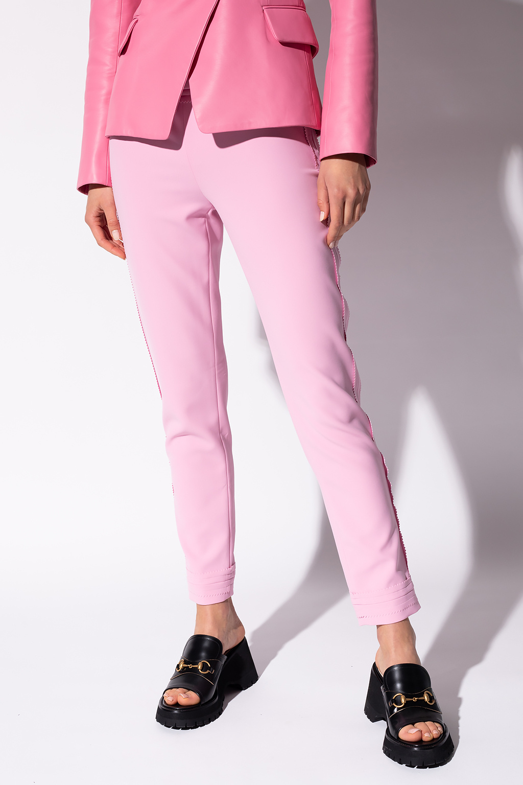 Moschino Tapered leg trousers